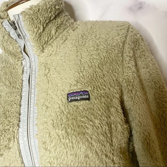 Patagonia Los Lobos Fleece Tan Jacket - Picture 3 of 9